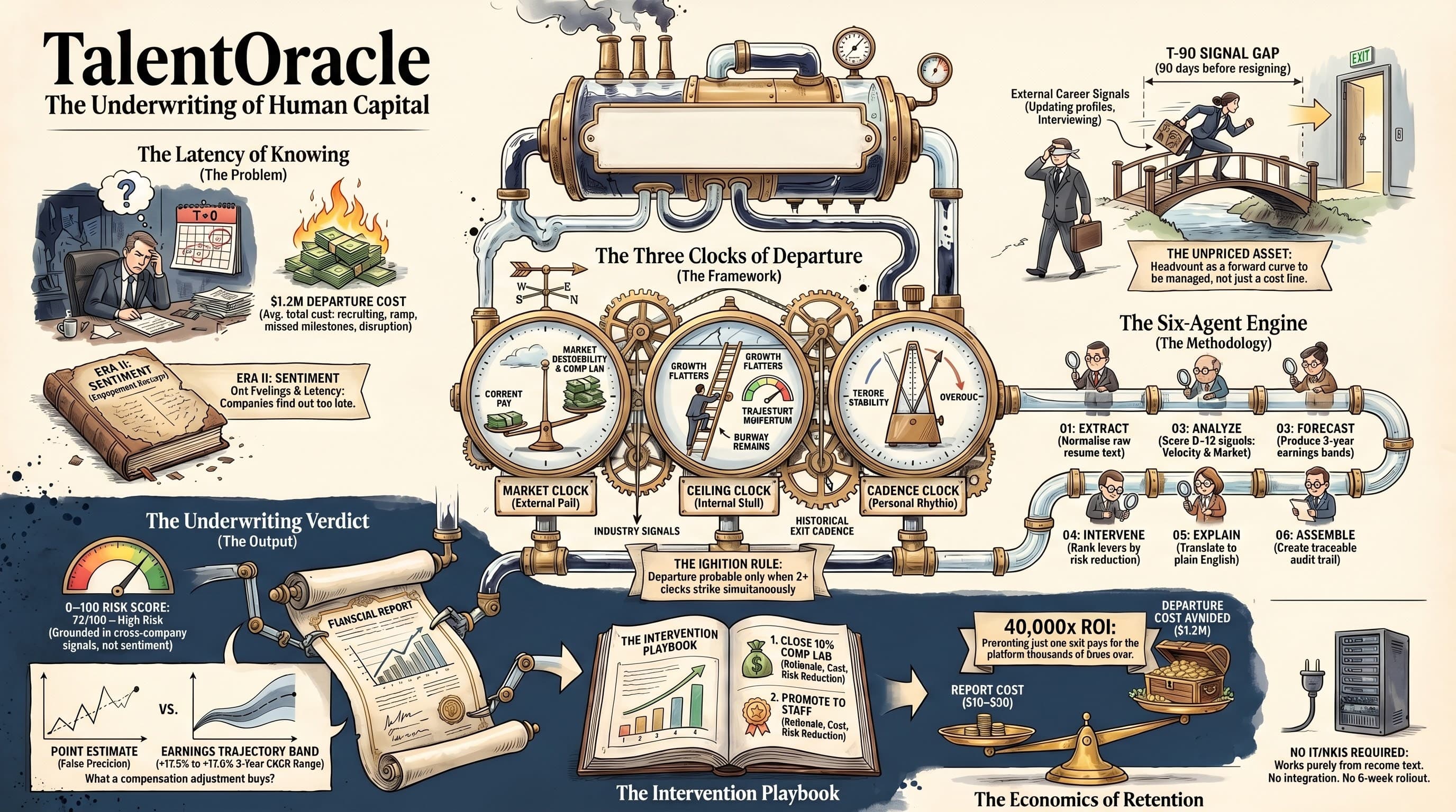 The Underwriting of Human Capital — TalentOracle visual essay